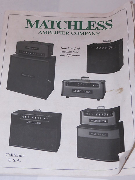 matchless amplifier serial numbers